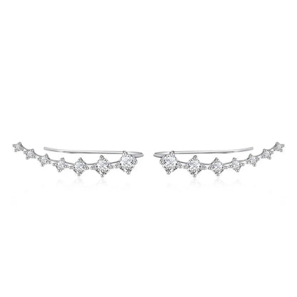 Aretes Arco Geométrico Brillante