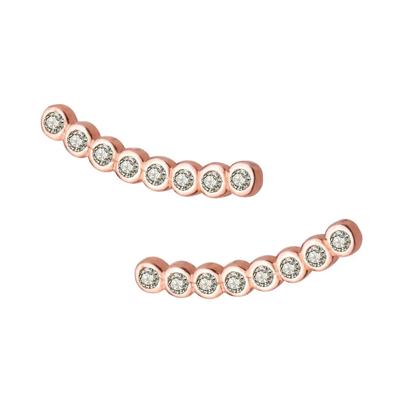 Aretes Arco Geométrico Brillante