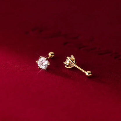 Aretes Punto de Luz de Seis Garras