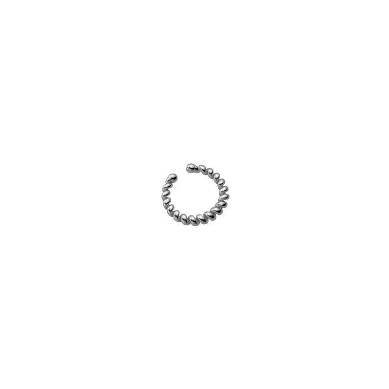 Aretes de Clip Torcidos con Zirconias