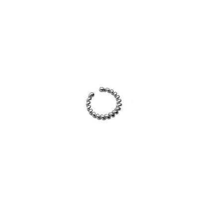 Aretes de Clip Torcidos con Zirconias