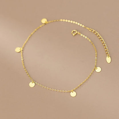 Tobillera con Discos Colgantes