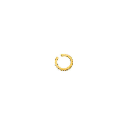 Aretes de Clip Torcidos con Zirconias