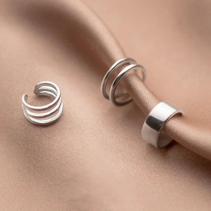 Ear Cuff Liso en Capas