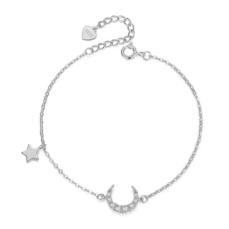 Pulsera Luna, Estrella, Círculo o Moño