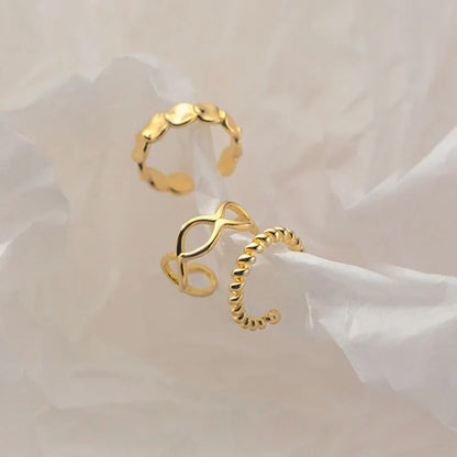 Ear cuff Trenzado Cruzado