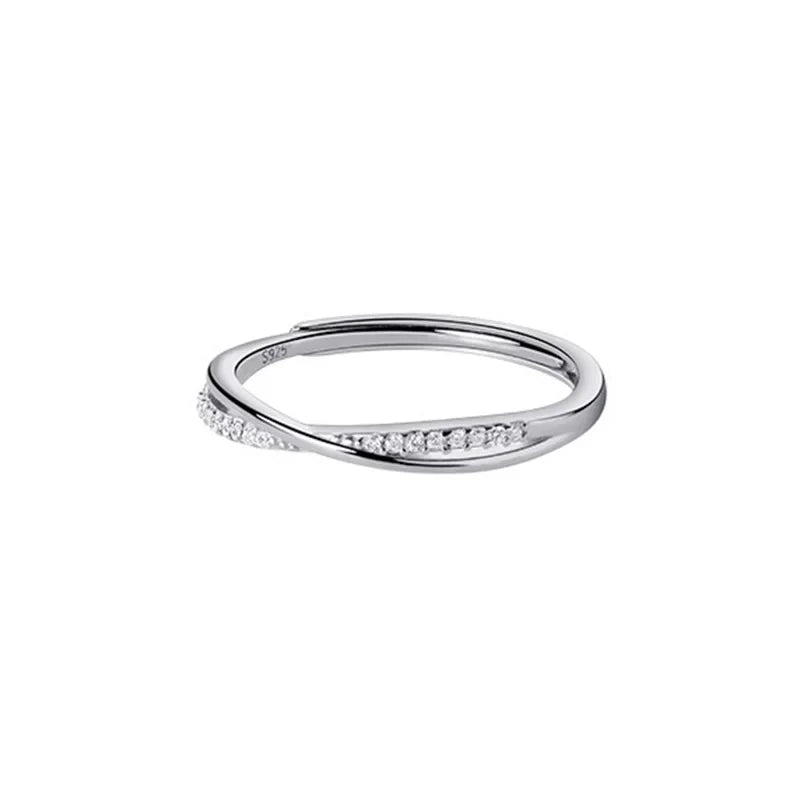 Anillo Abierto Copos de Nieve