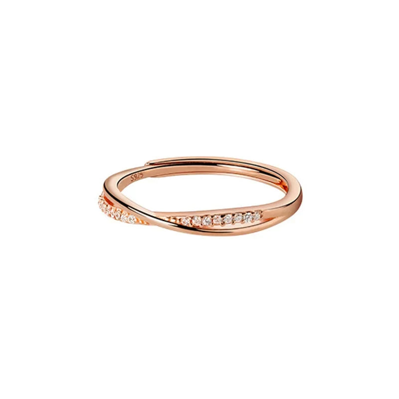 Anillo Abierto Copos de Nieve