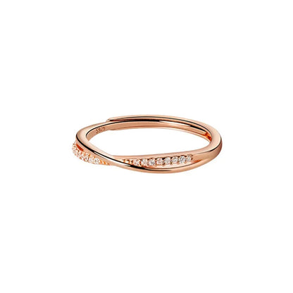 Anillo Abierto Copos de Nieve