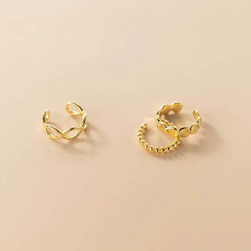 Ear cuff Trenzado Cruzado