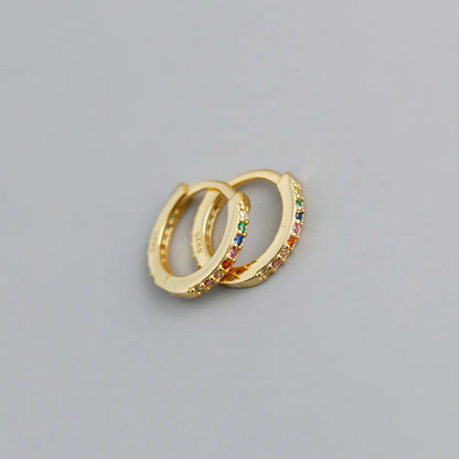 Arracadas con Dije de Zirconia