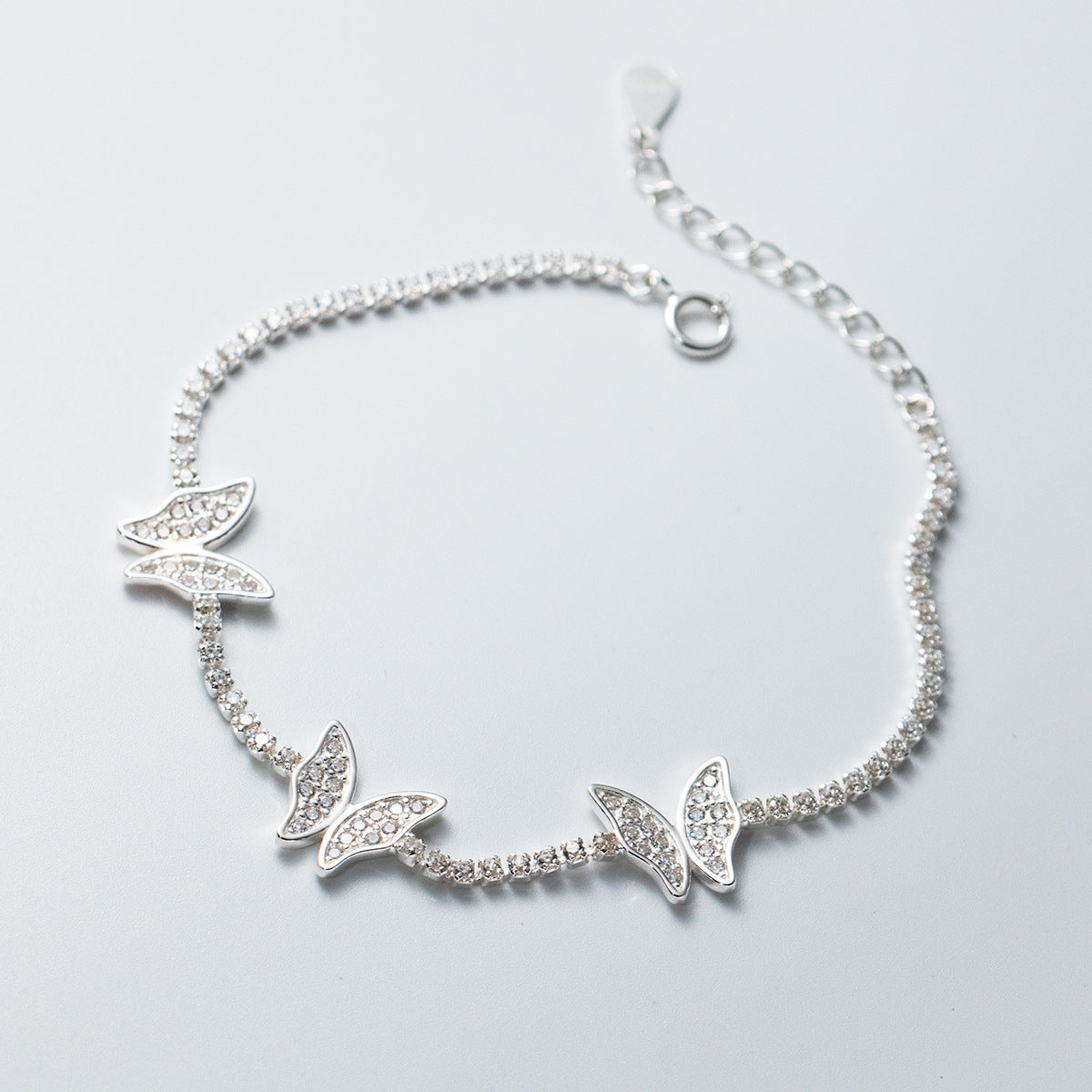 Juego Mariposa con Zirconias