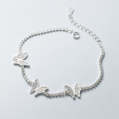 Juego Mariposa con Zirconias