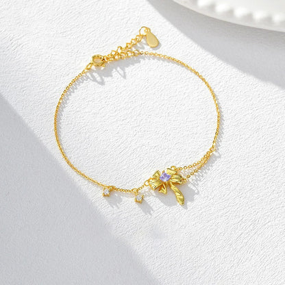 Pulsera Moño con Zirconias