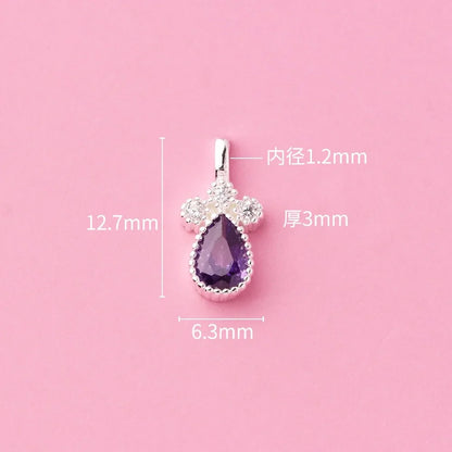 Dije Gota de Agua con Zirconia