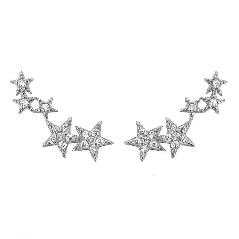 Aretes Estrella con Zirconias