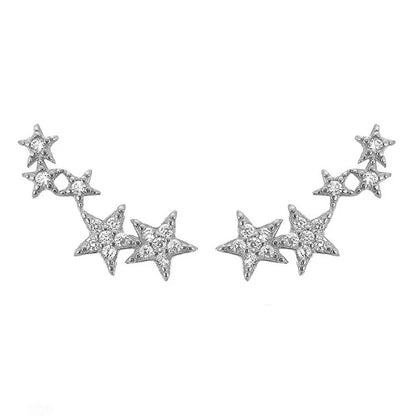 Aretes Estrella con Zirconias