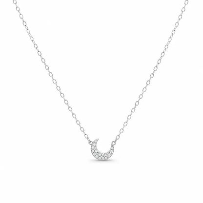 Collar Luna con Zirconias