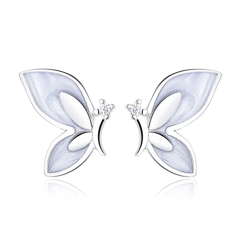 Aretes Mariposa Brillante