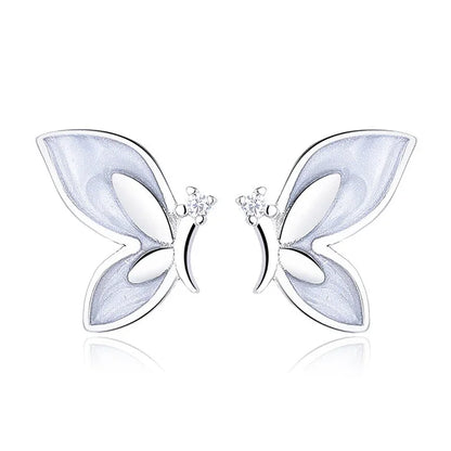 Aretes Mariposa Brillante