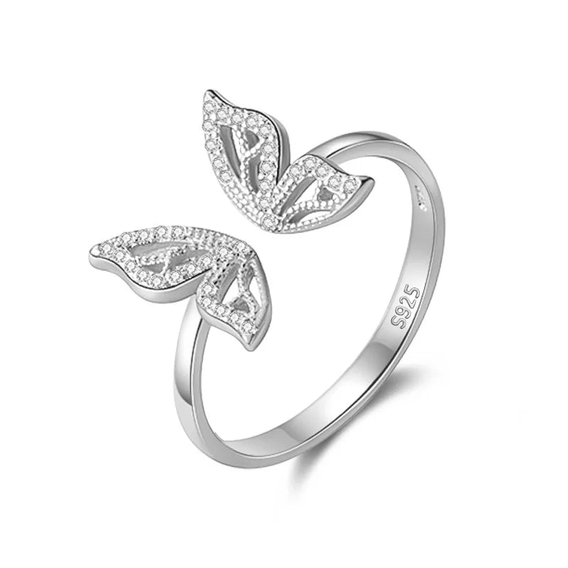 Anillo Mariposa Abierto
