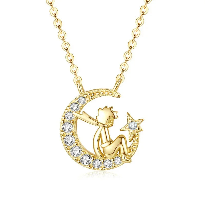 Pulsera Luna y Estrella Brillante