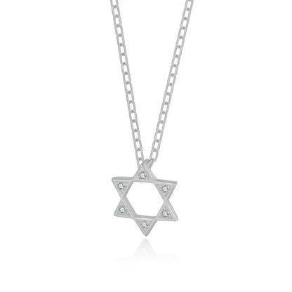 Collar Hexágono con Zirconia