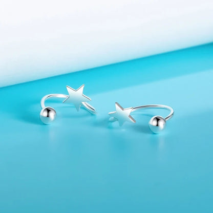 Aretes Estrella en Espiral