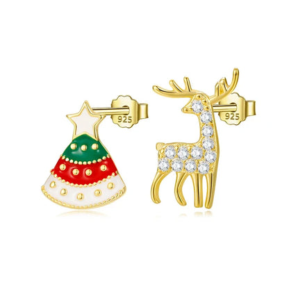 Aretes Asimétricos Árbol y Reno