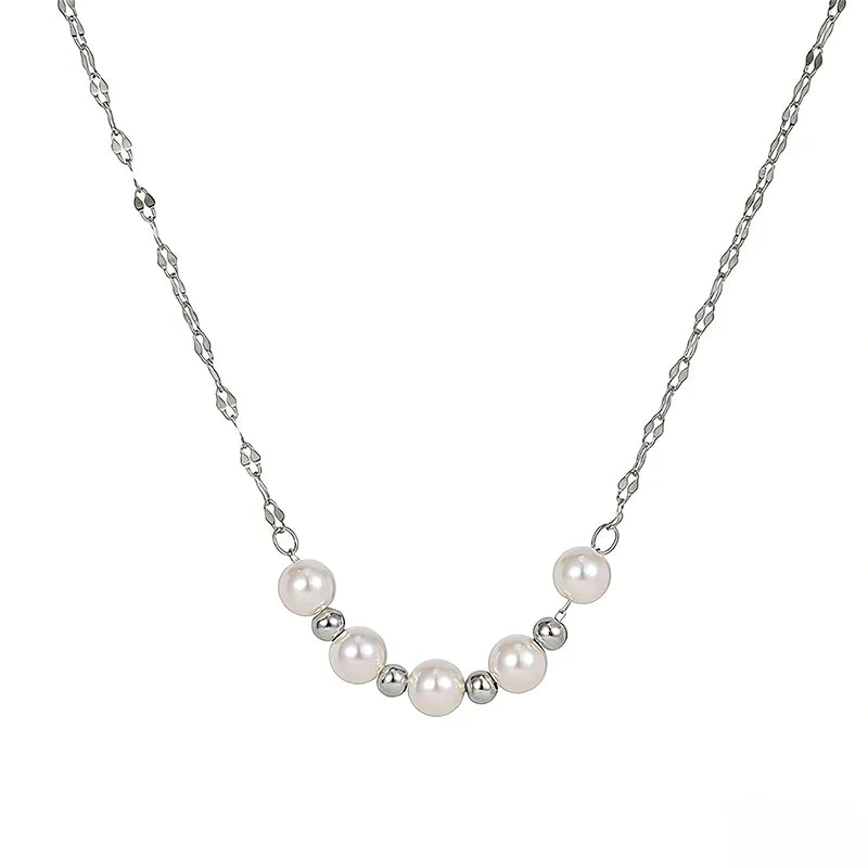 Collar Corto con Perla