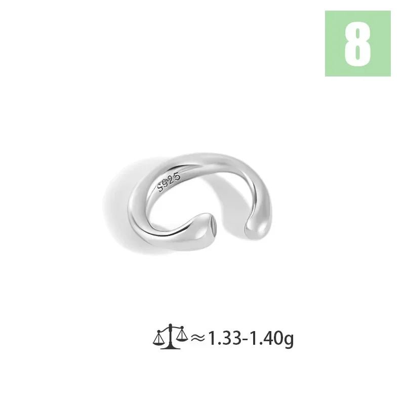 Ear Cuff Moderno en Ocho Estilos