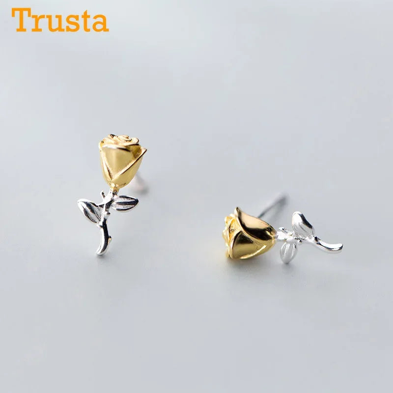 Aretes Flor de Rosa