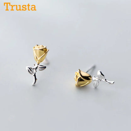 Aretes Flor de Rosa