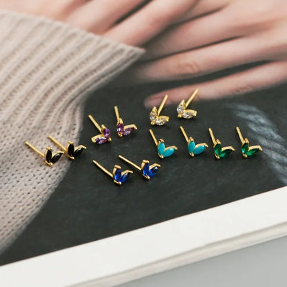 Aretes Marquesa con Zirconia de Color