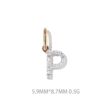 Dije Inicial con Zirconias