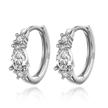 Arracadas con Gota de Zirconia