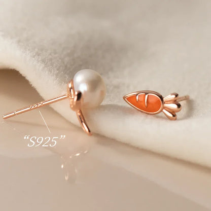 Aretes Conejito con Zanahoria