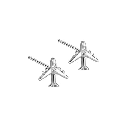 Aretes Avión con Zirconias