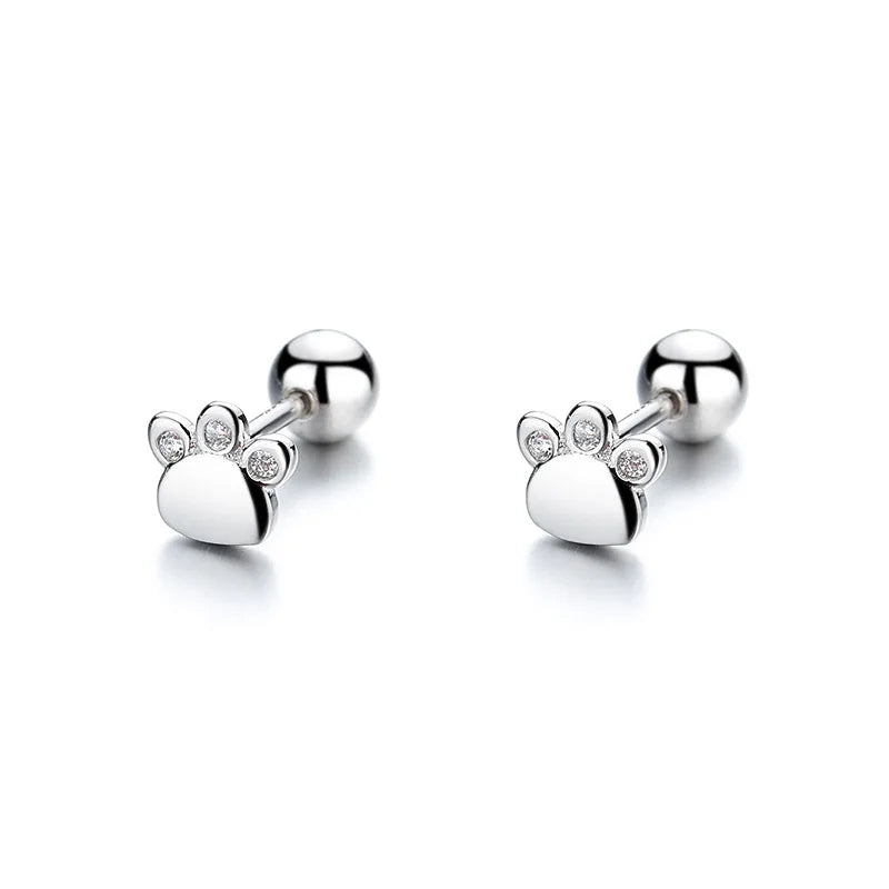 Aretes Flor o Engaste de Garras
