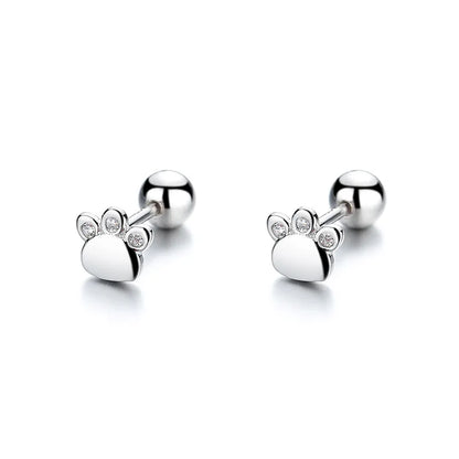 Aretes Flor o Engaste de Garras