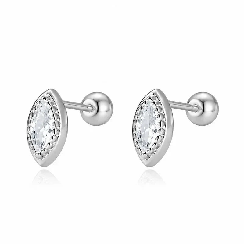 Aretes Zirconia Corte Marquesa