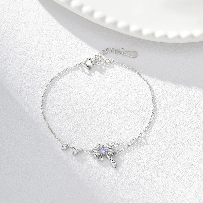 Pulsera Moño con Zirconias
