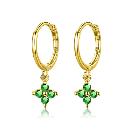 Arracadas con Zirconia en Seis Colores