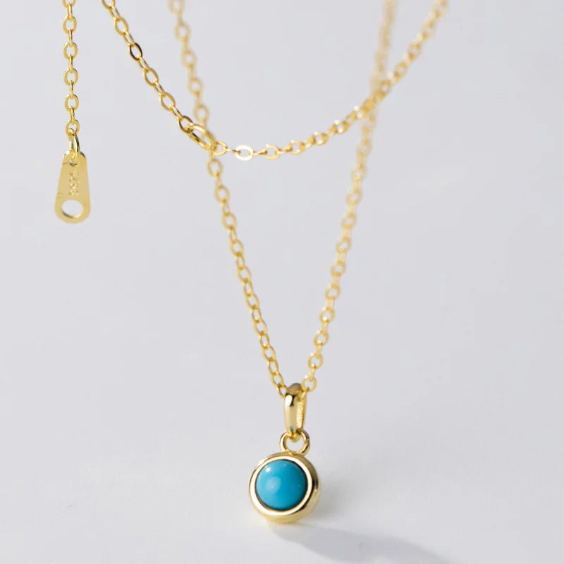 Collar con Dije Redondo Minimalista