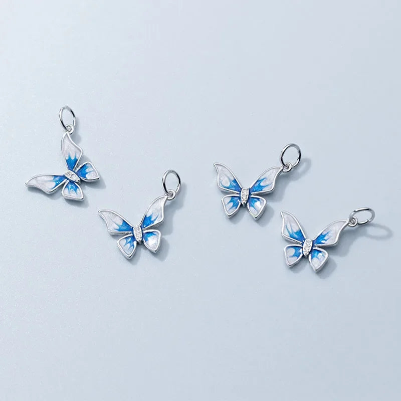 Dije Mariposa Esmaltada con Zirconias