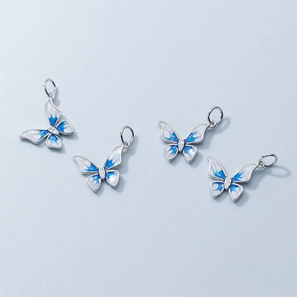 Dije Mariposa Esmaltada con Zirconias
