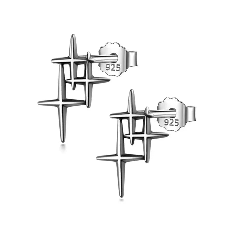 Aretes de Botón Estrella