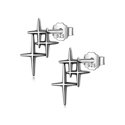 Aretes de Botón Estrella