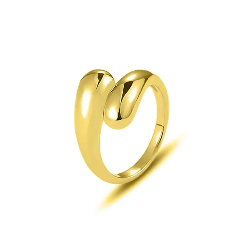 Anillo Coctel Gota de Agua
