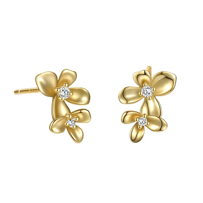 Aretes Flor de Gardenia